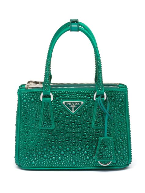 embellished prada bag|Prada Galleria crystal.